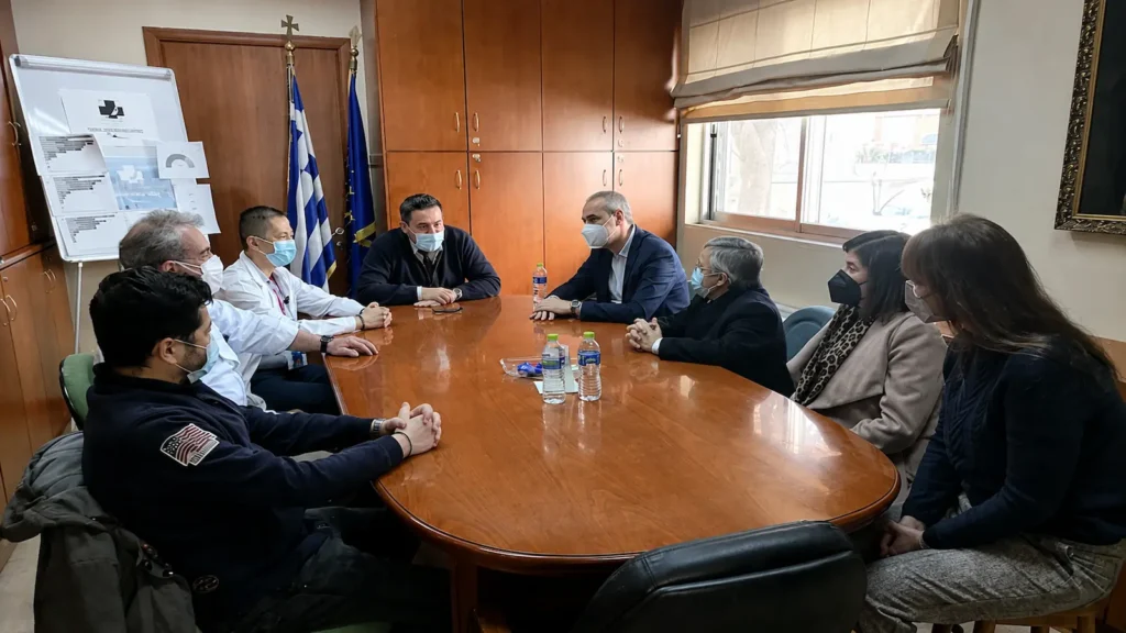 Δωρεά καρδιολογικού υπερηχογράφου από τον Δήμο Ελασσόνας στο Γενικό Νοσοκομείο Λάρισας